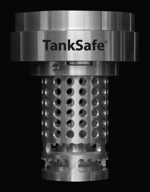 TankSafe® Shield – großes Anti-Siphon-System mit Lochstruktur und massivem Kuppelboden